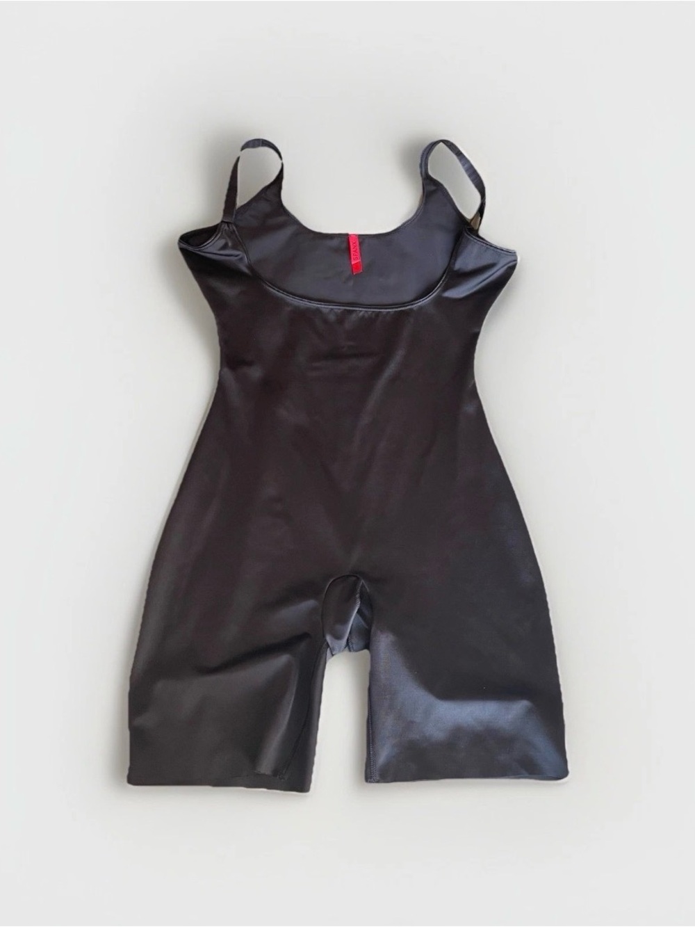 SPANX Black Full-Body Shaping Short Bodysuit with Adjustable Straps